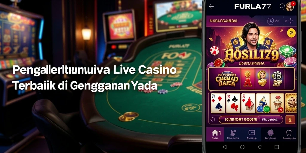 Tampilan gameplay Live Casino di FURLA77 yang memukau dan interaktif.