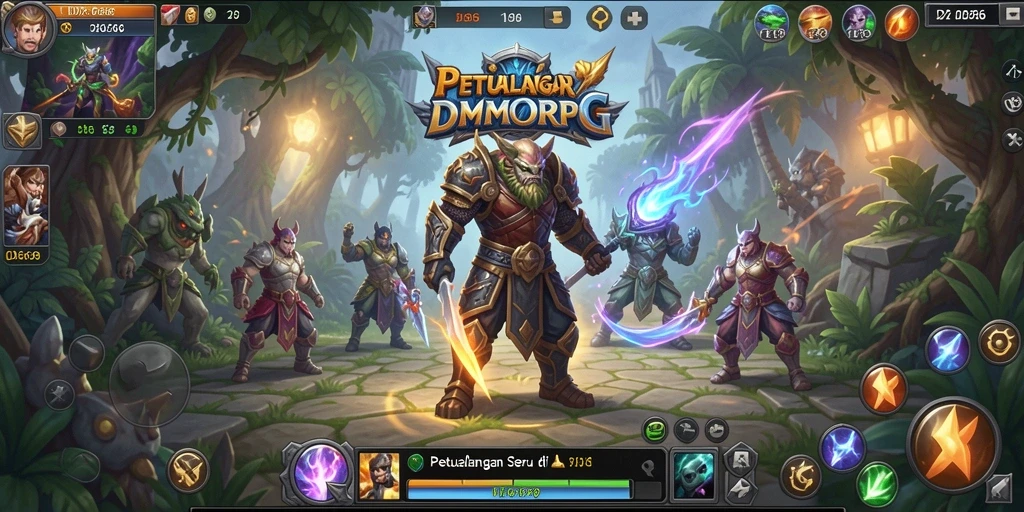 Screenshot gameplay IDX66 yang menunjukkan pertarungan epik dan grafik yang luar biasa.