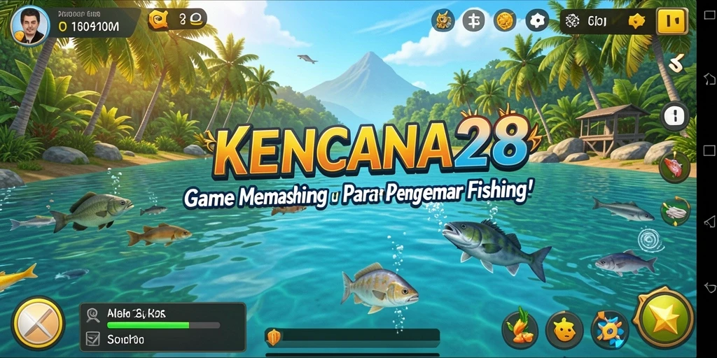 Menampilkan aksi memancing seru dalam KENCANA28.