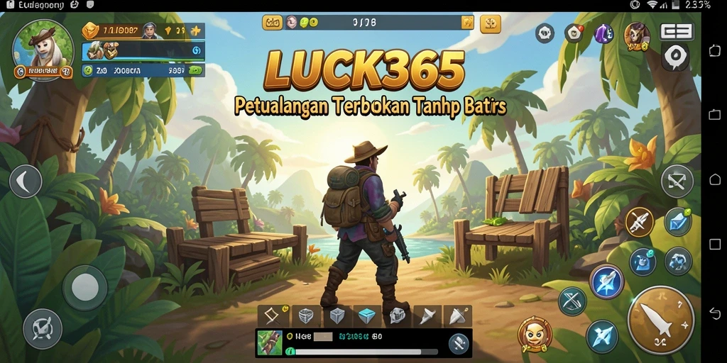 Tampilan gameplay <strong>LUCK365</strong> yang menakjubkan dalam dunia Open World.