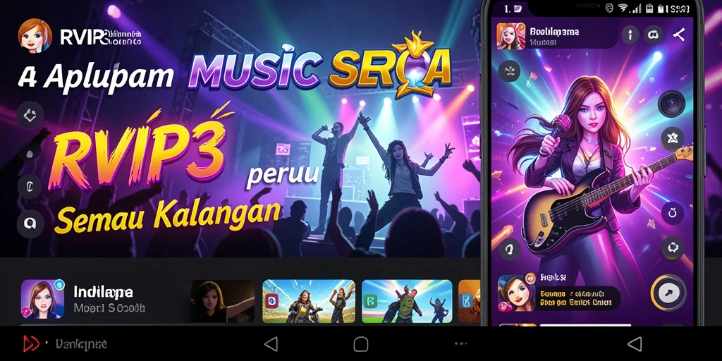Tampilan gameplay RVIP3 yang interaktif dan seru.